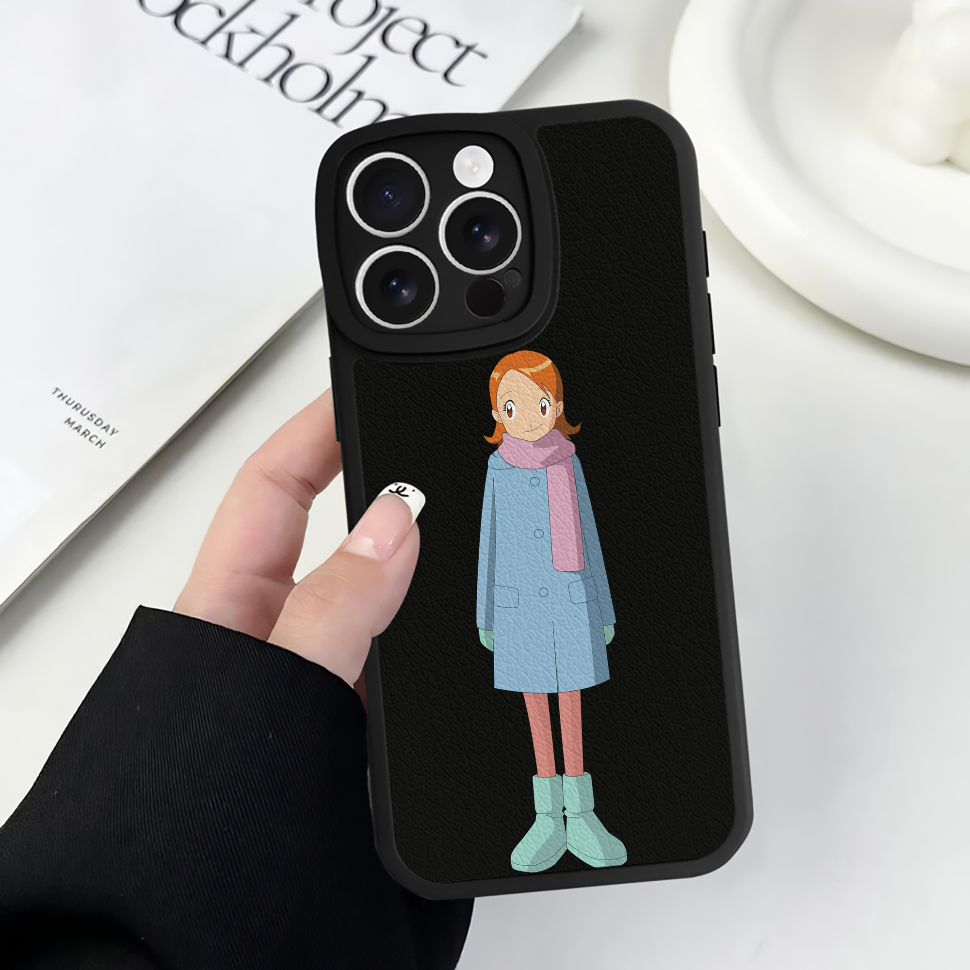 （画像用） Digimon デジタルモンスター/デジモン 【iPhone 16シリーズ対応】シリコンスマホケース（レザー調） 材質：シリコン